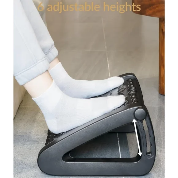 Adjustable Foot Rest - Massage Platform - Under Desk for Office Use or Home - Picture 4 of 6